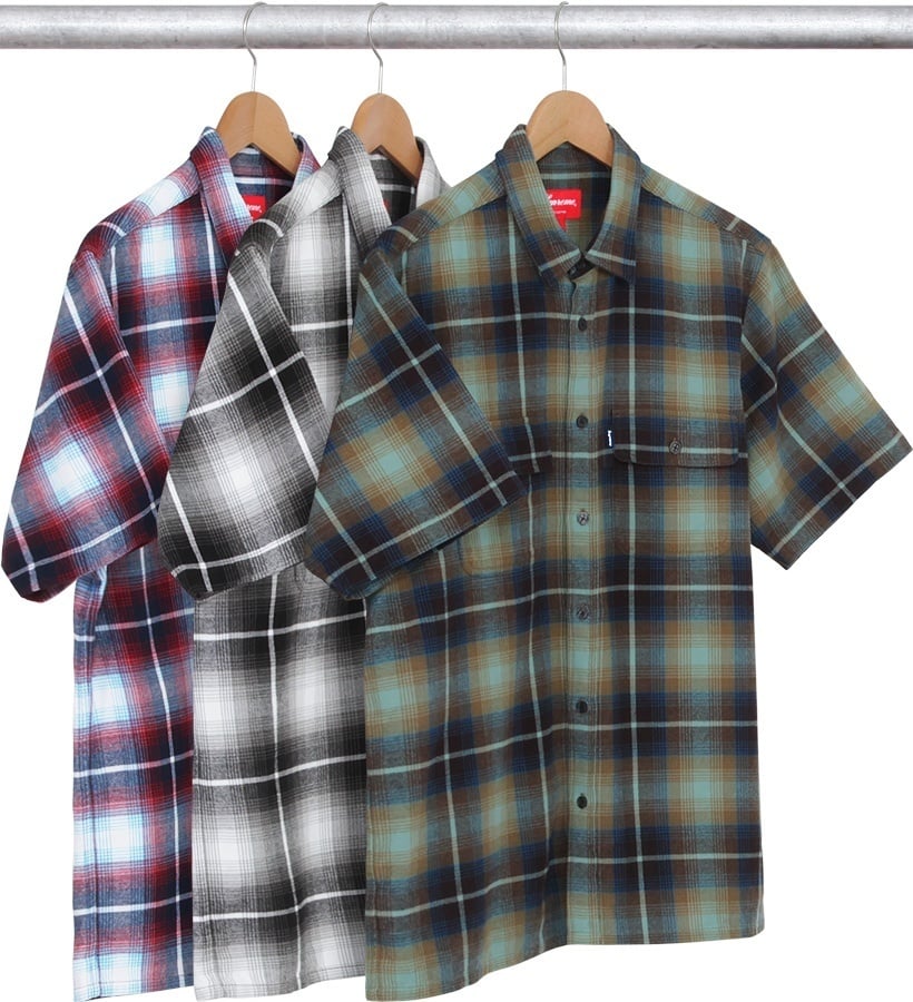 S/S Plaid Flannel Shirt